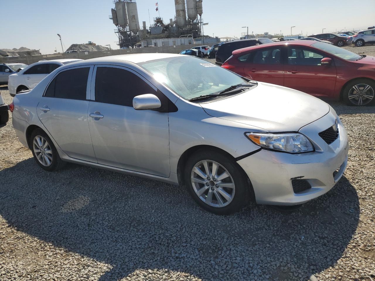 2009 Toyota Corolla VIN JTDBL40E499062383 Copart auction photo, all over damage thumbnail 4