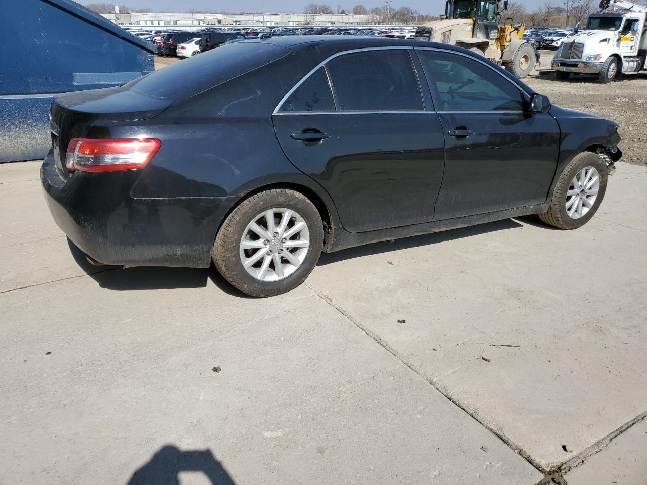 2010 Toyota Camry VIN 4T4BF3EK7AR085644 Copart auction photo, front end / side damage thumbnail 3