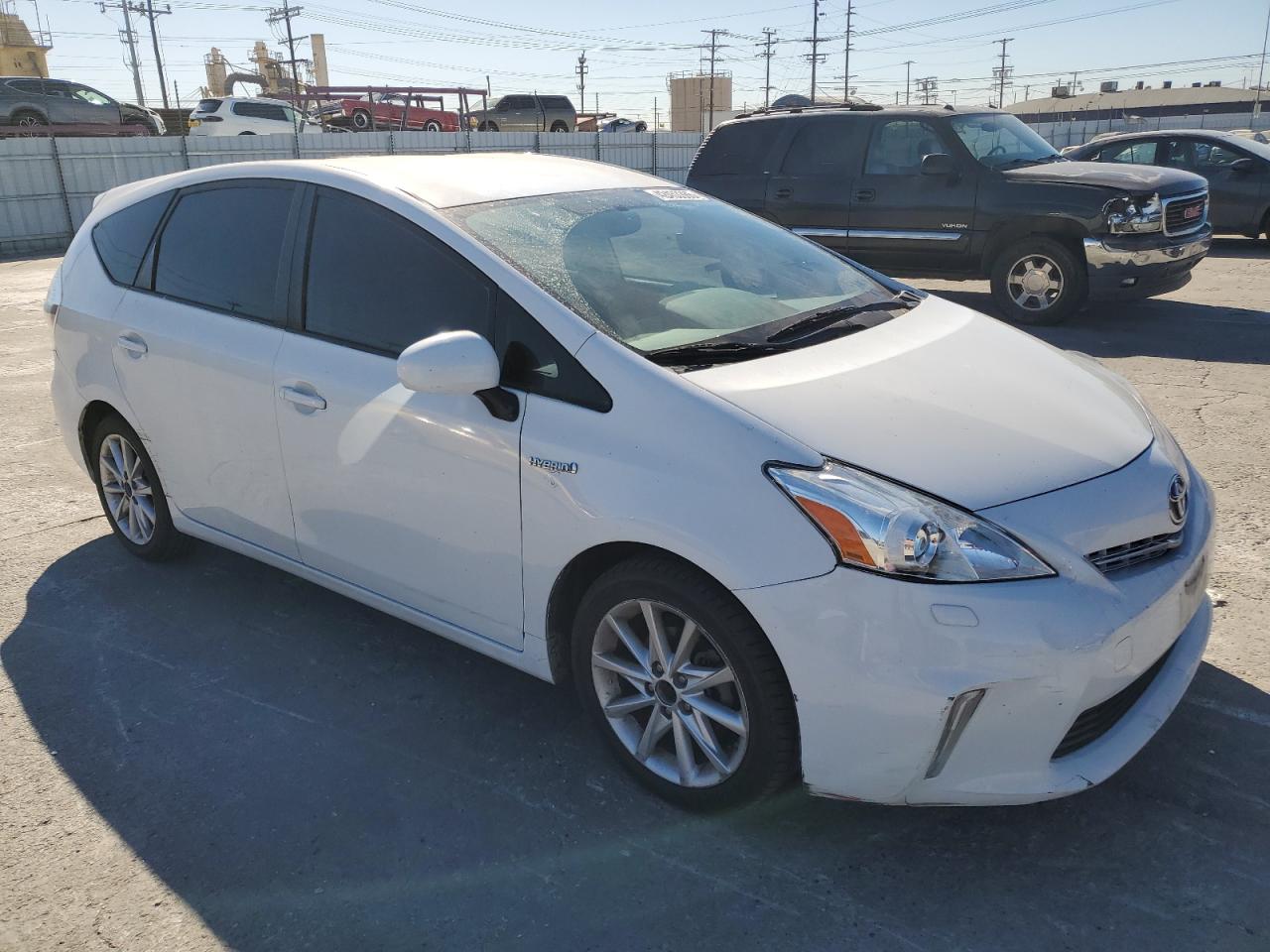 2013 Toyota Prius VIN JTDZN3EU5D3200320 Copart auction photo, front end / rear end damage thumbnail 4