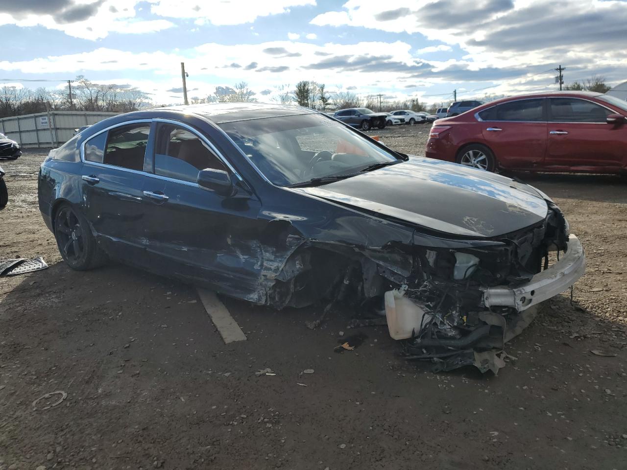 2010 Acura TL VIN 19UUA9F55AA004970 Copart auction photo, all over damage thumbnail 4