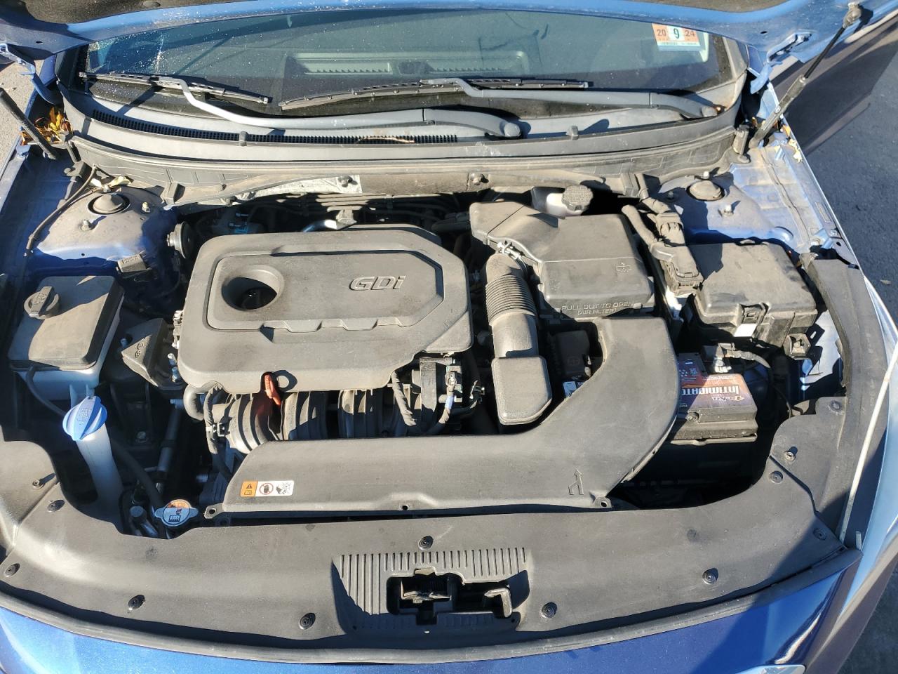 2017 Hyundai Sonata VIN 5NPE24AF2HH587438 Copart auction photo, vandalism damage thumbnail 11