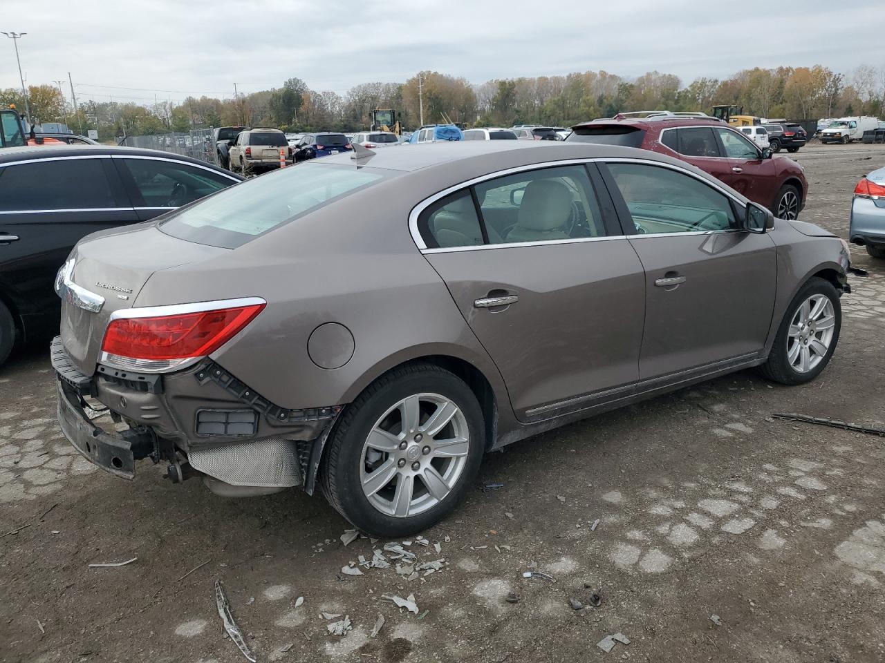 2011 Buick LaCrosse VIN 1G4GC5ED4BF325082 Copart auction photo, front end / rear end damage thumbnail 3