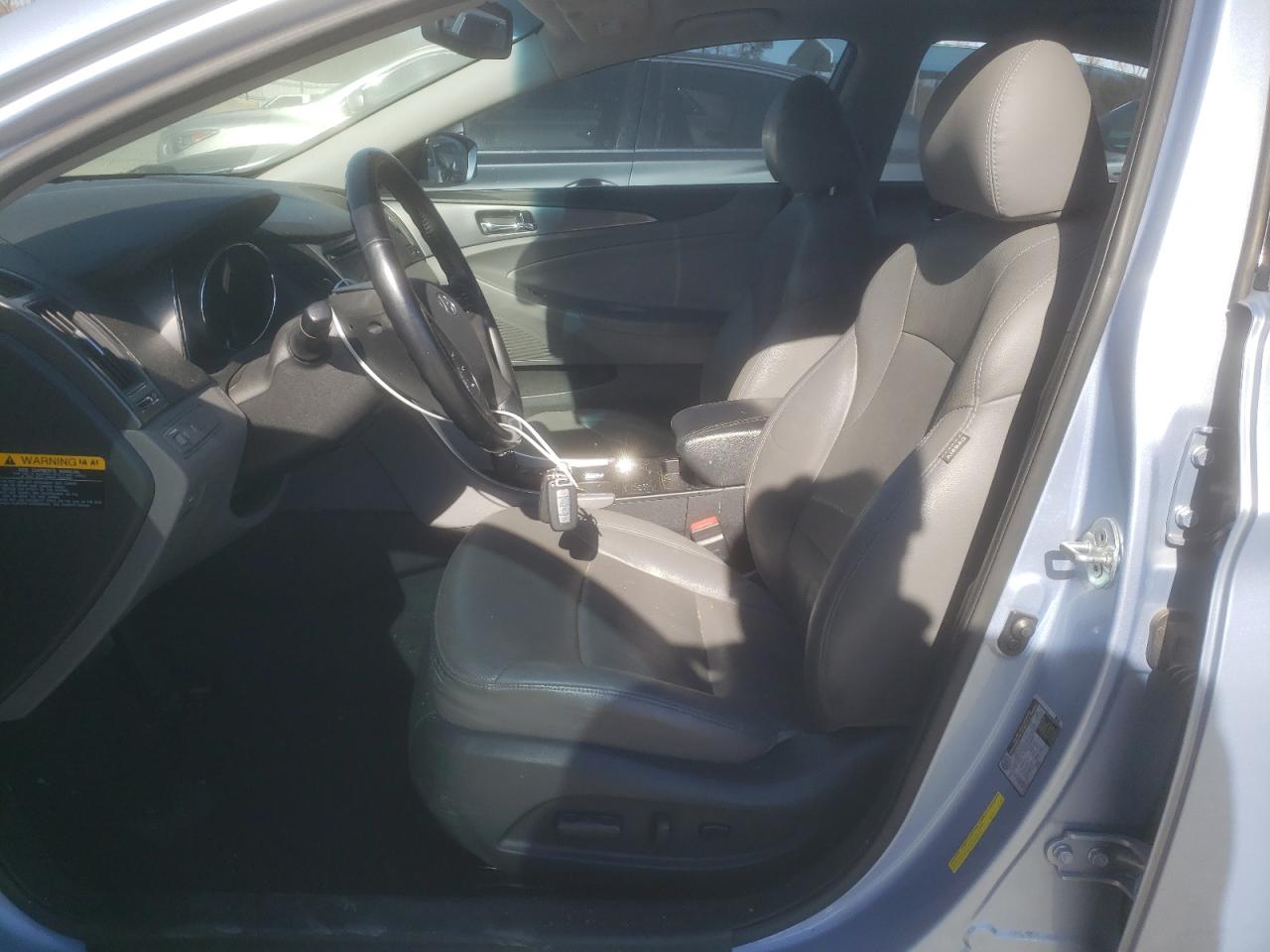 2015 Hyundai Sonata VIN KMHEC4A42FA129376 Copart auction photo, front end / side damage thumbnail 7