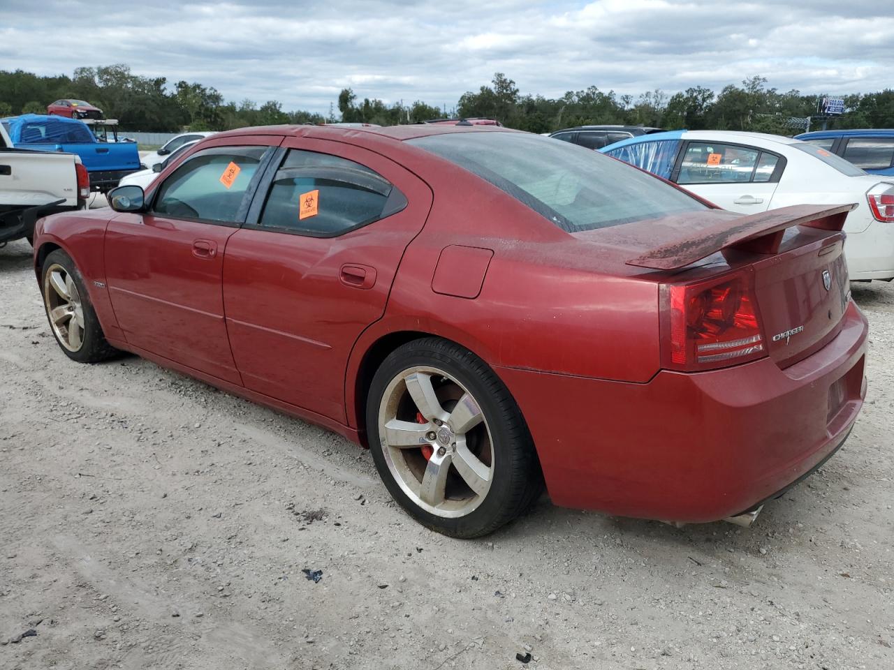 2006 Dodge Charger VIN 2B3LA73W36H369833 Copart auction photo, top/roof damage thumbnail 2