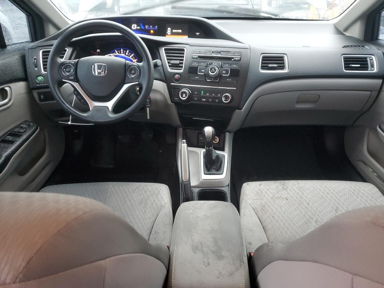 2015 Honda Civic VIN 19XFB2E59FE013690 Copart auction photo, all over damage thumbnail 8