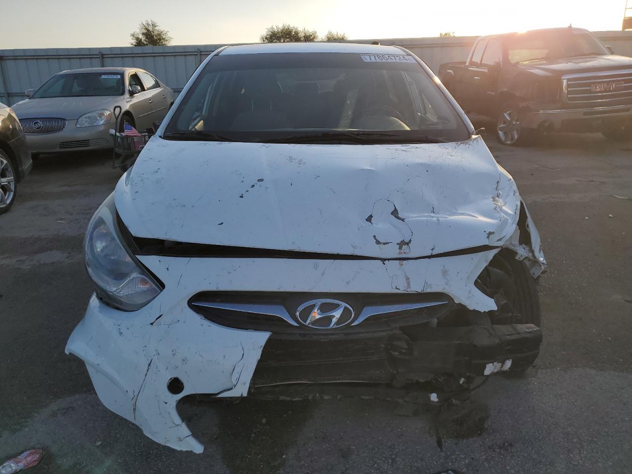 2014 Hyundai Accent VIN KMHCT5AE9EU141429 Copart auction photo, all over damage thumbnail 5