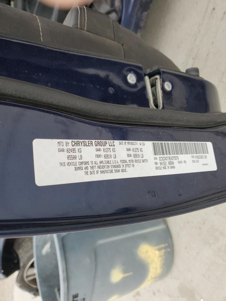 2014 Dodge Charger VIN 2C3CDXDT9EH275579 Copart auction photo, front end / side damage thumbnail 15