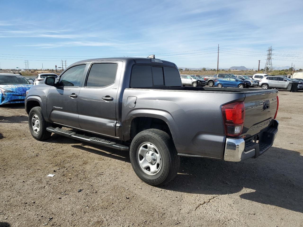 2022 Toyota Tacoma VIN 3TYAX5GN3NT054058 Copart auction photo, side damage thumbnail 2