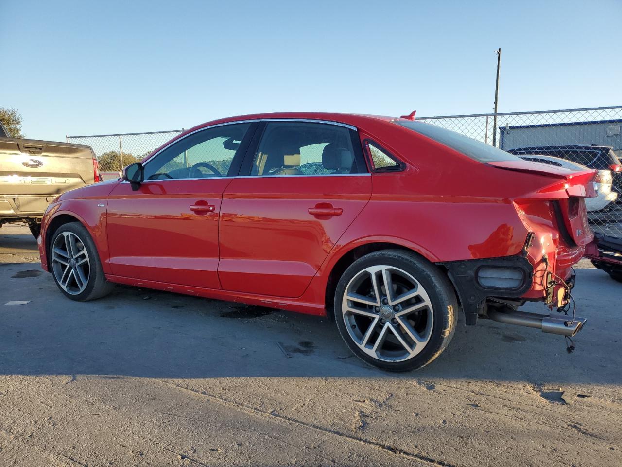 2018 Audi A3 VIN WAUGUGFF5J1077950 Copart auction photo, rear end damage thumbnail 2