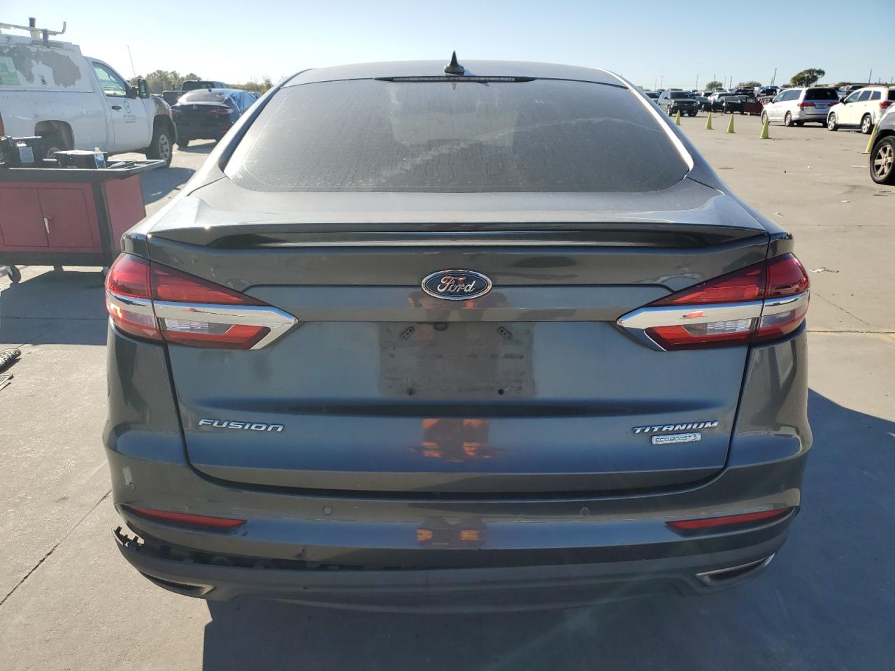 2020 Ford Fusion VIN 3FA6P0K98LR115991 Copart auction photo, side damage thumbnail 6