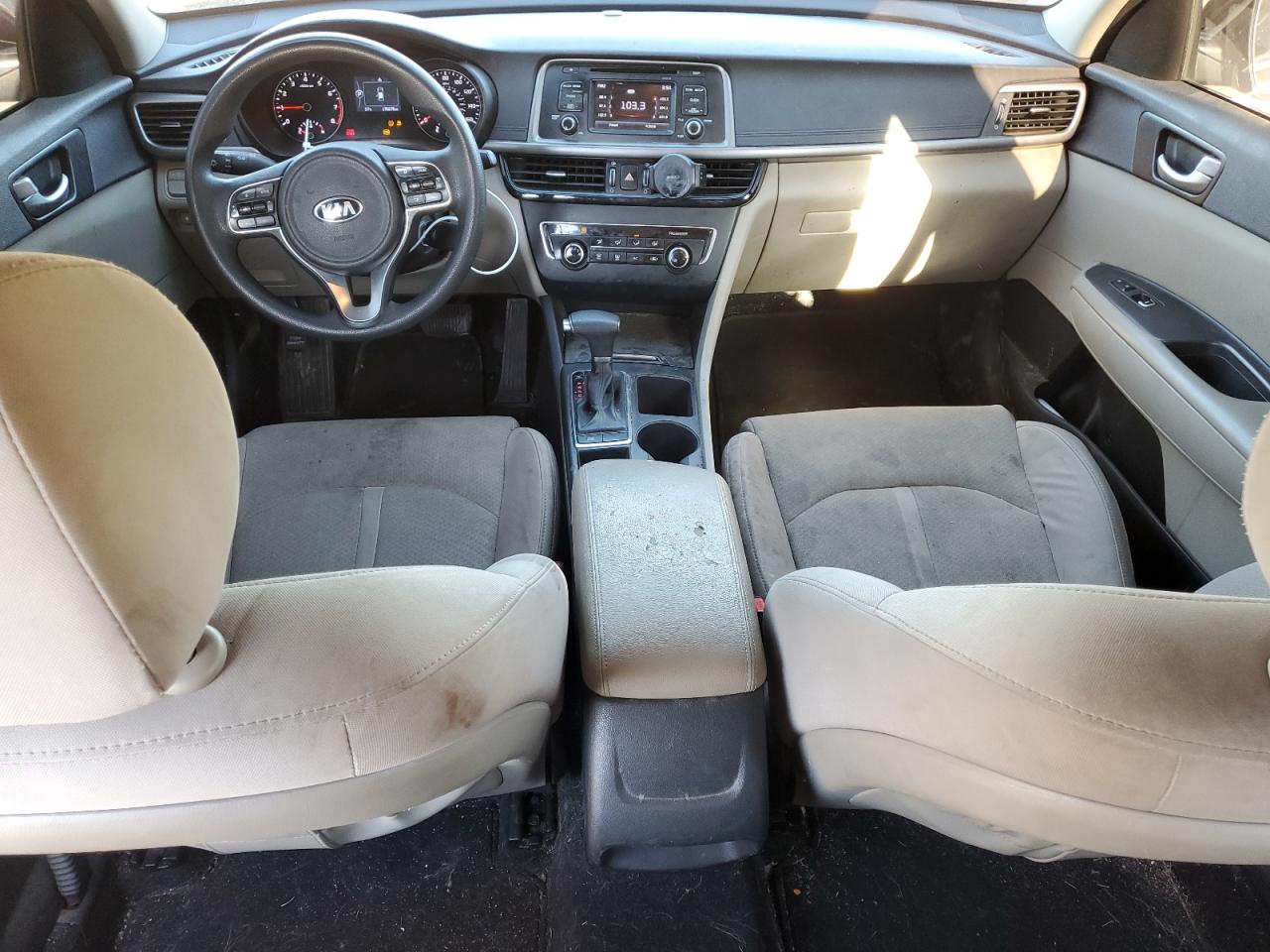 2016 KIA Optima VIN 5XXGT4L31GG024898 Copart auction photo, all over damage thumbnail 8