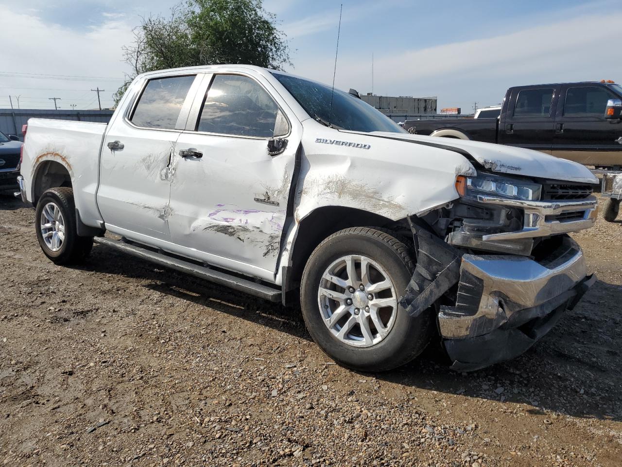 2020 Chevrolet Silverado VIN 3GCPWCED2LG210058 Copart auction photo, all over damage thumbnail 4