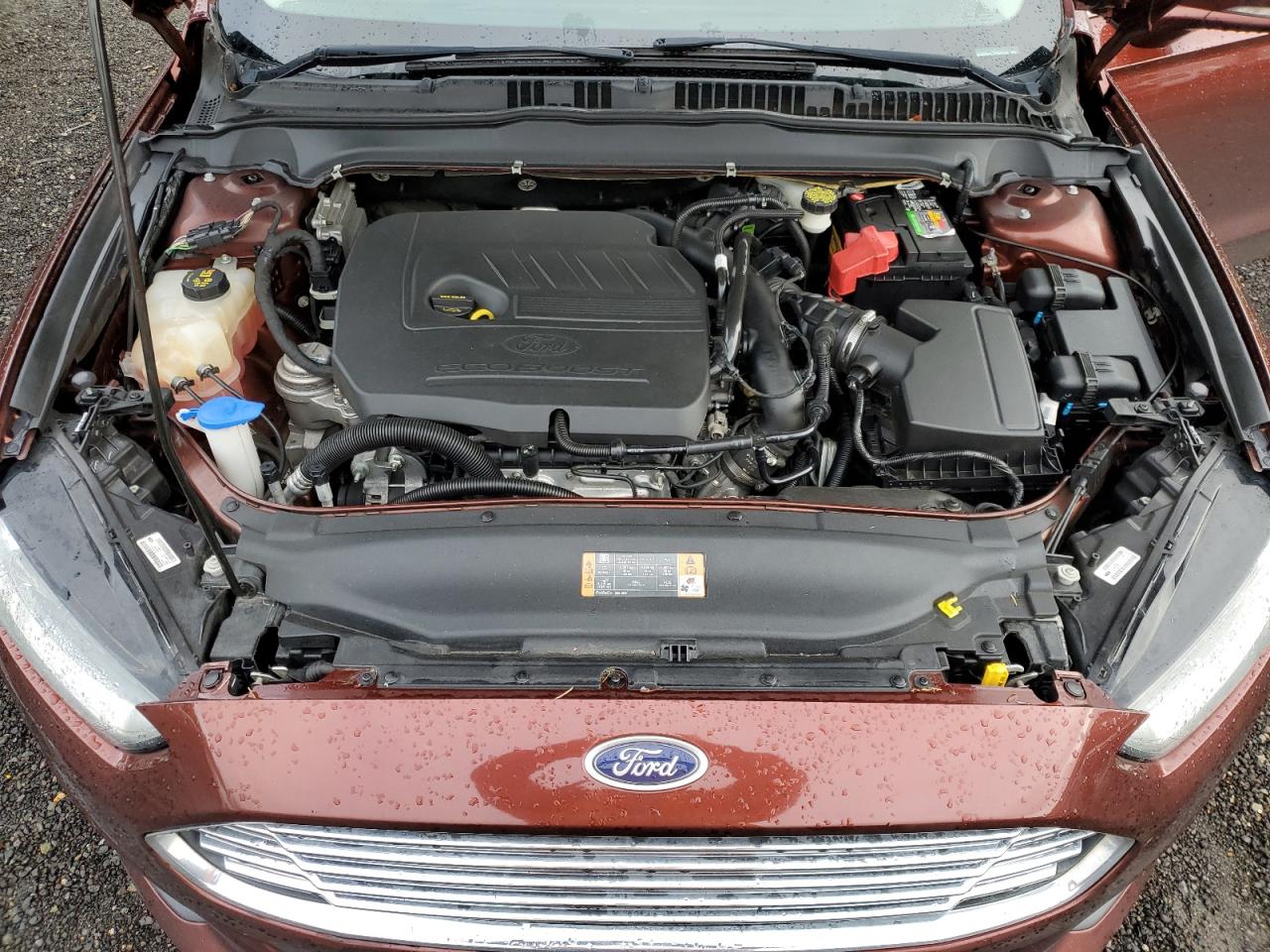 2016 Ford Fusion VIN 3FA6P0HD9GR226194 Copart auction photo, side damage thumbnail 11