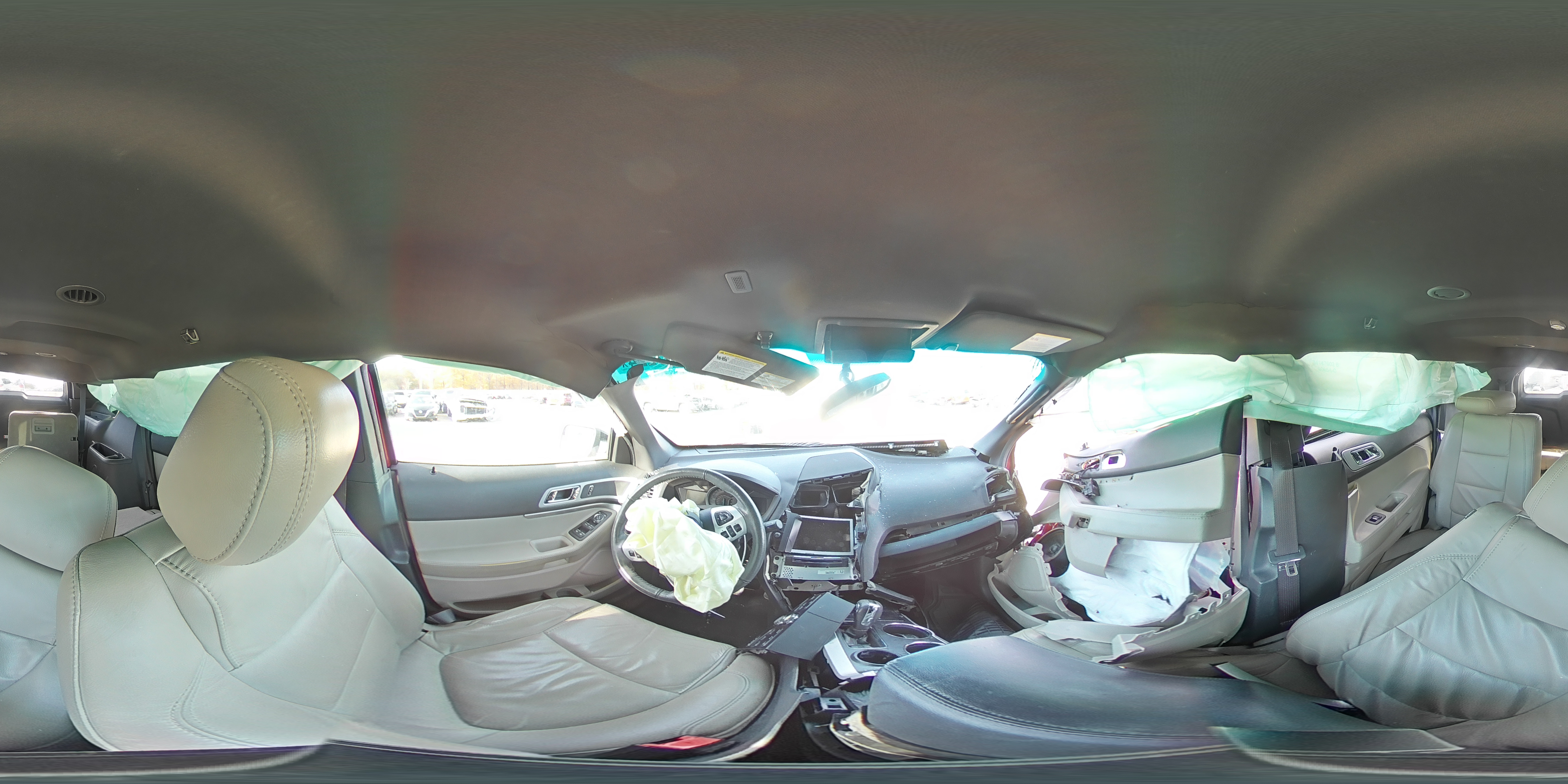 2014 Ford Explorer VIN 1FM5K7D89EGA58109 Copart auction photo, all over damage thumbnail 14
