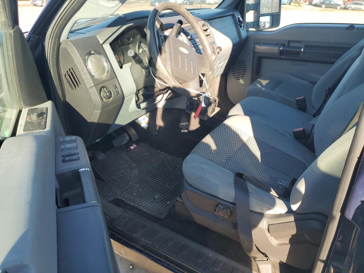2012 Ford F250 VIN 1FT7W2B64CEA63121 Copart auction photo, side / undercarriage damage thumbnail 8