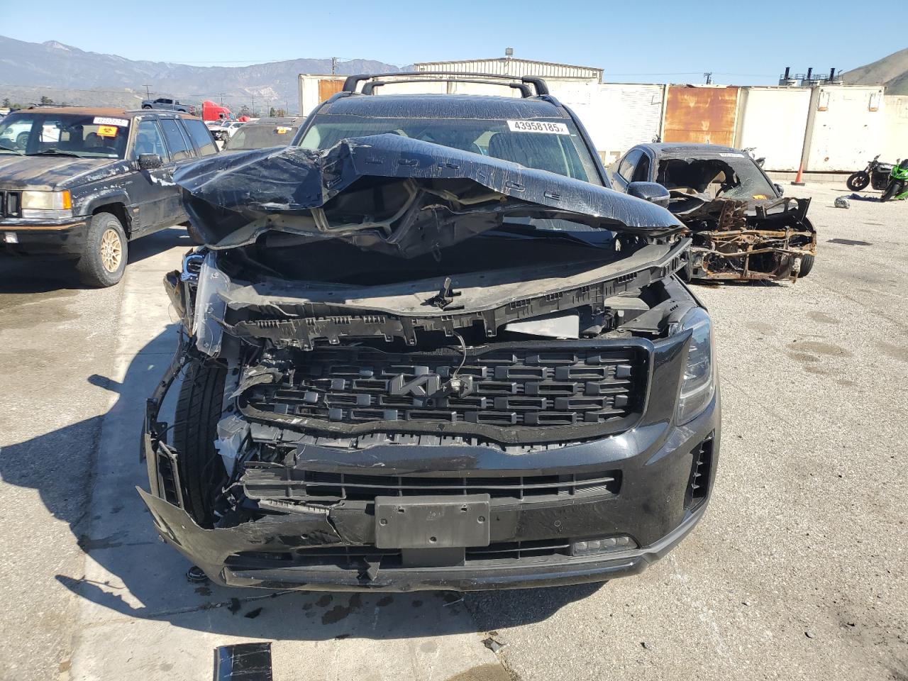 2022 KIA Telluride VIN 5XYP5DHC0NG242472 Copart auction photo, front end damage thumbnail 5