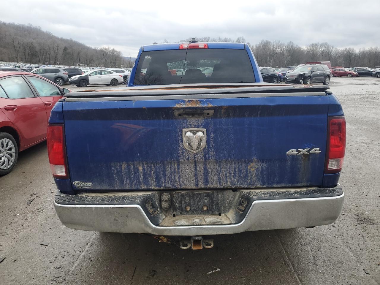 2015 RAM 1500 VIN 1C6RR7ST9FS655808 Copart auction photo, rollover damage thumbnail 6
