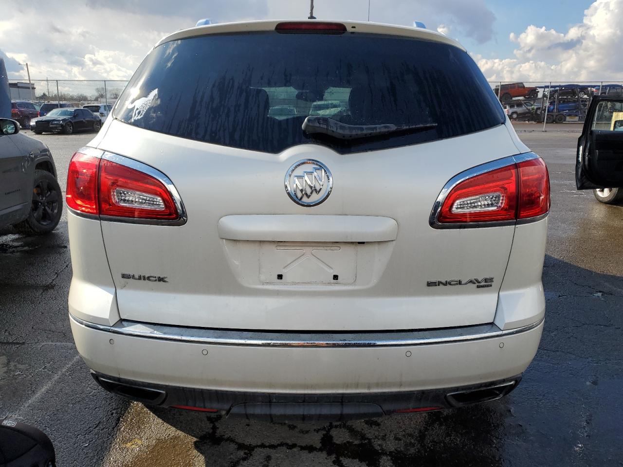 2014 Buick Enclave VIN 5GAKVCKDXEJ343946 Copart auction photo, all over damage thumbnail 6