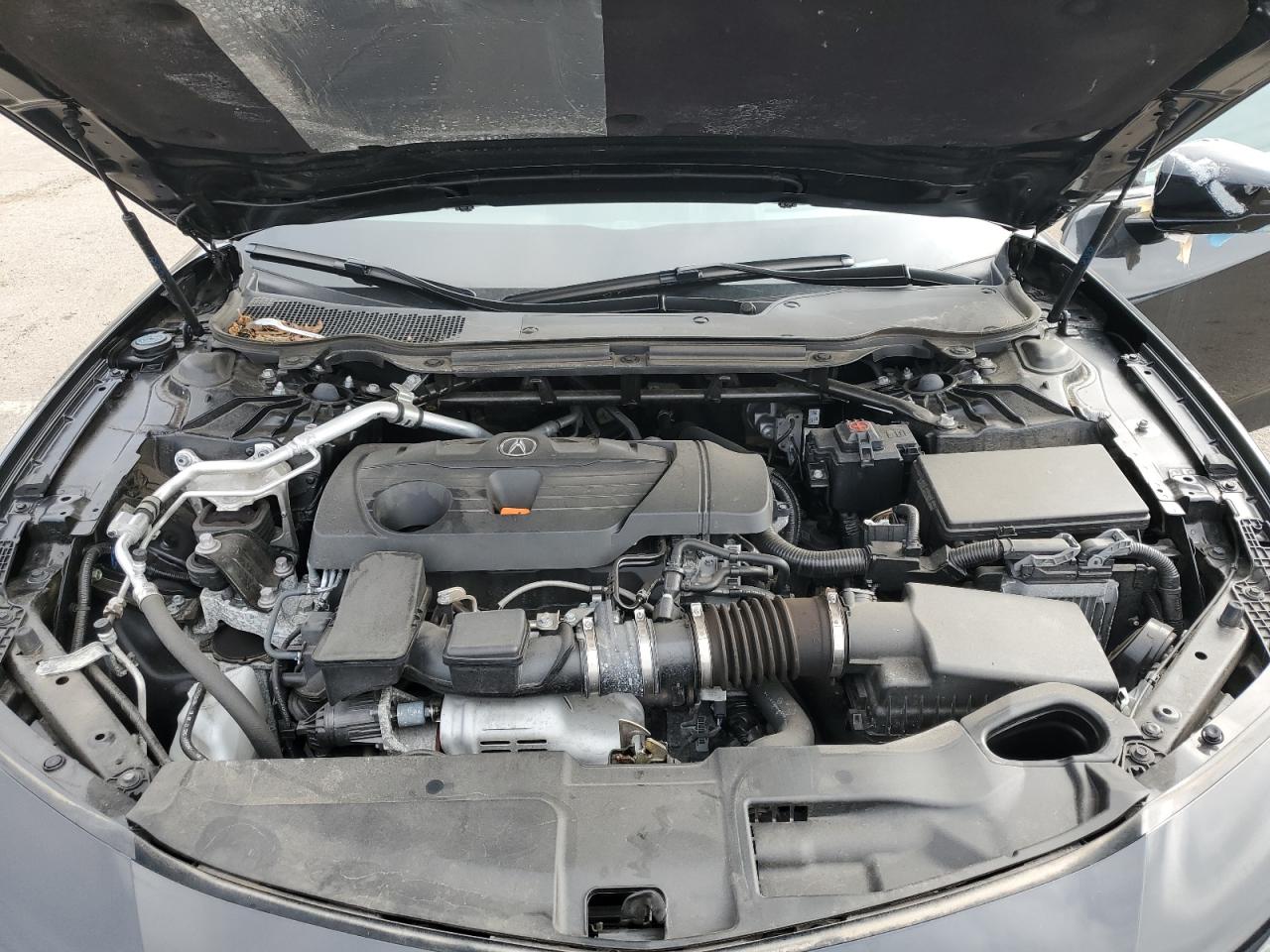 2022 Acura TLX VIN 19UUB6F65NA003537 Copart auction photo, missing/altered vin / vandalism damage thumbnail 11