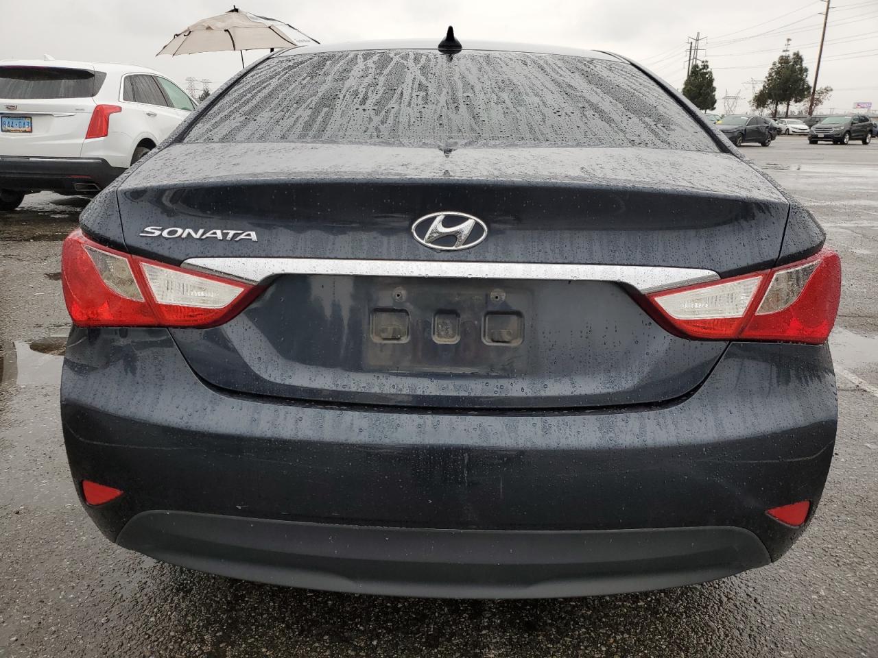 2014 Hyundai Sonata VIN 5NPEB4AC3EH841837 Copart auction photo, vandalism / mechanical damage thumbnail 6
