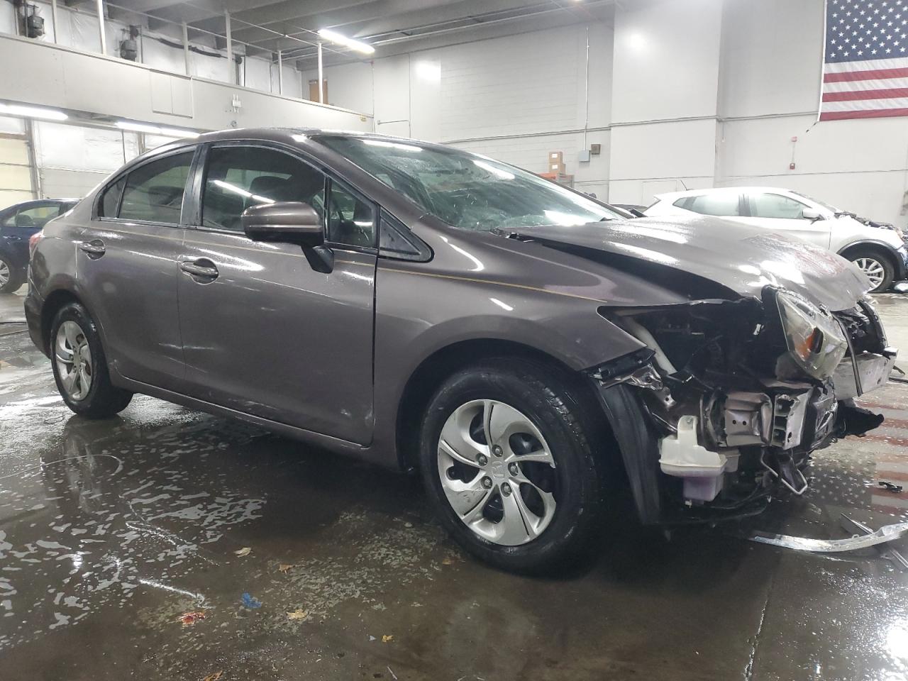 2015 Honda Civic VIN 19XFB2F50FE014502 Copart auction photo, front end damage thumbnail 4