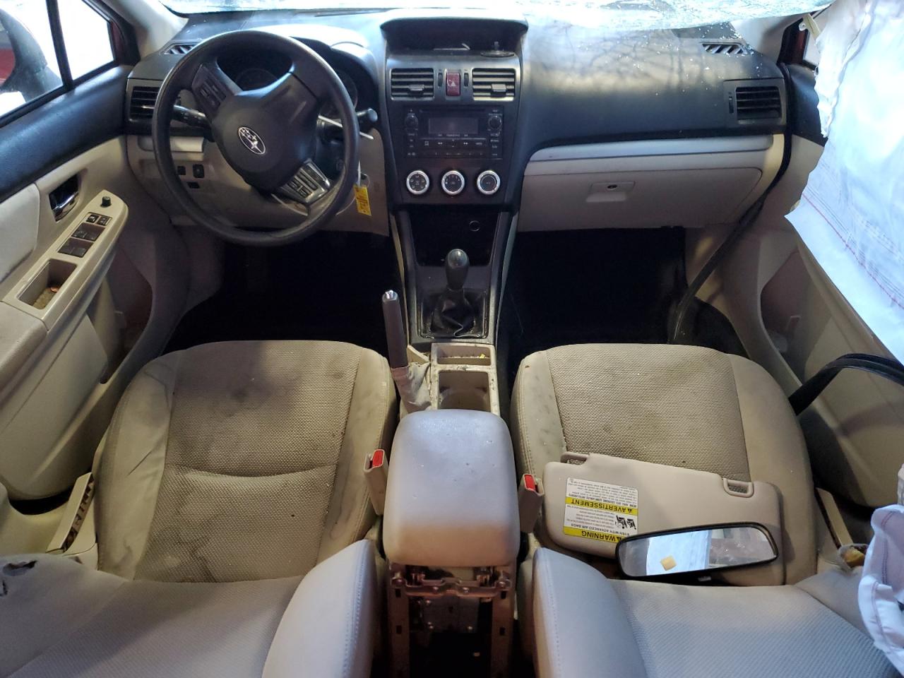 2013 Subaru XV VIN JF2GPACC3DG894189 Copart auction photo, all over damage thumbnail 8