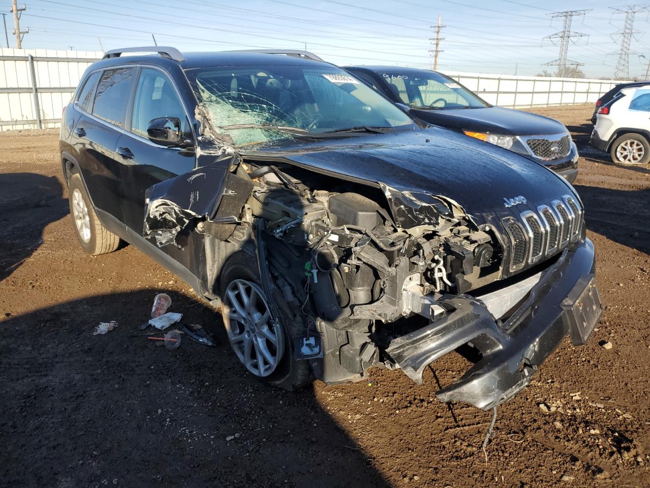 2014 Jeep Grand Cherokee VIN 1C4PJMCS1EW281715 Copart auction photo, front end / minor dent/scratches damage thumbnail 4