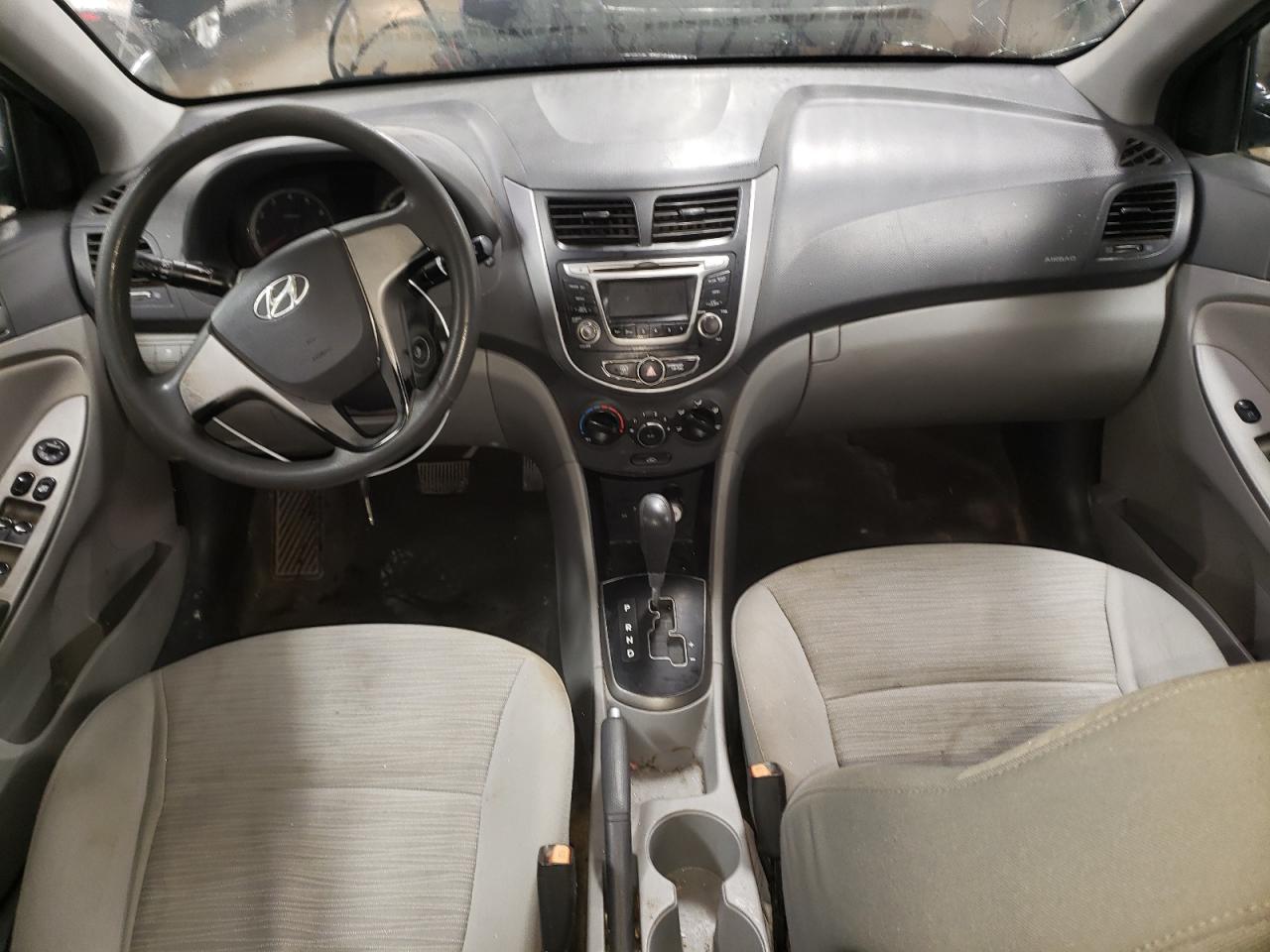 2016 Hyundai Accent VIN KMHCT4AE4GU037220 Copart auction photo, rear end / front end damage thumbnail 8