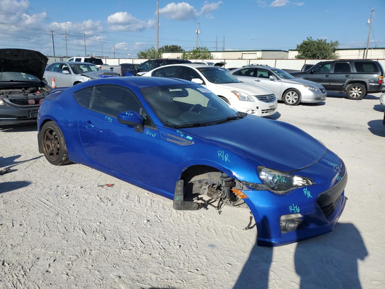 2015 Subaru BRZ VIN JF1ZCAC1XF9602309 Copart auction photo, front end / minor dent/scratches damage thumbnail 4