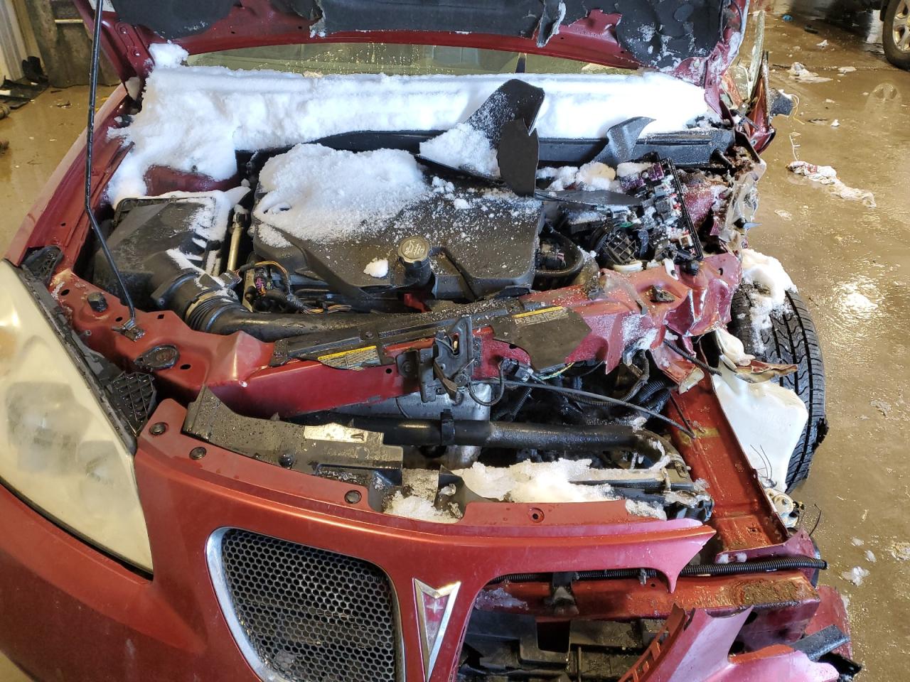 2008 Pontiac G6 VIN 1G2ZH17N684140473 Copart auction photo, front end / side damage thumbnail 11