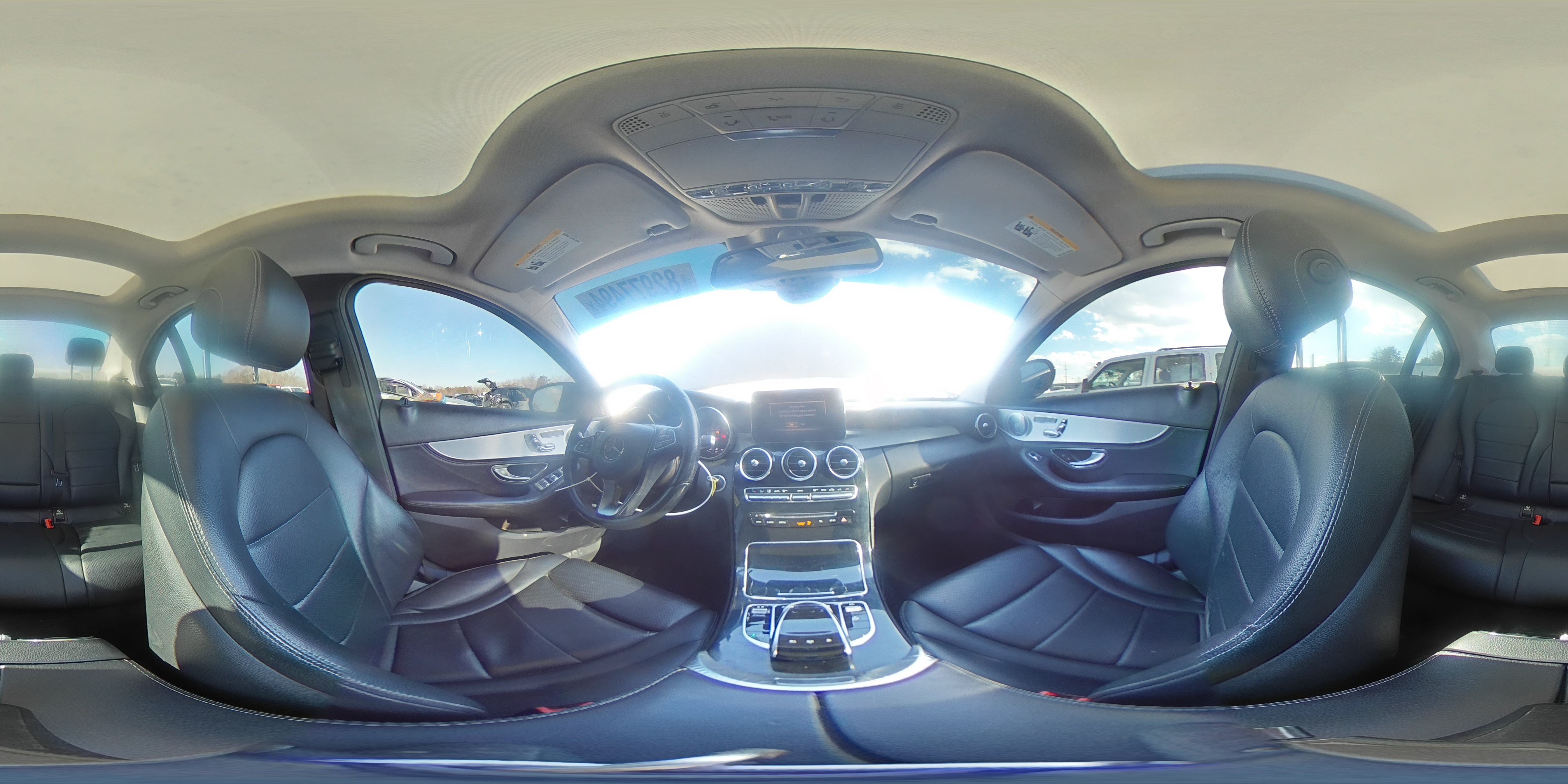 2016 Mercedes-Benz C-klasse VIN 55SWF4KB2GU127728 Copart auction photo, rear end / front end damage thumbnail 13
