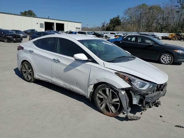 2015 Hyundai Elantra VIN 5NPDH4AE6FH556689 Copart auction photo, front end / side damage thumbnail 11