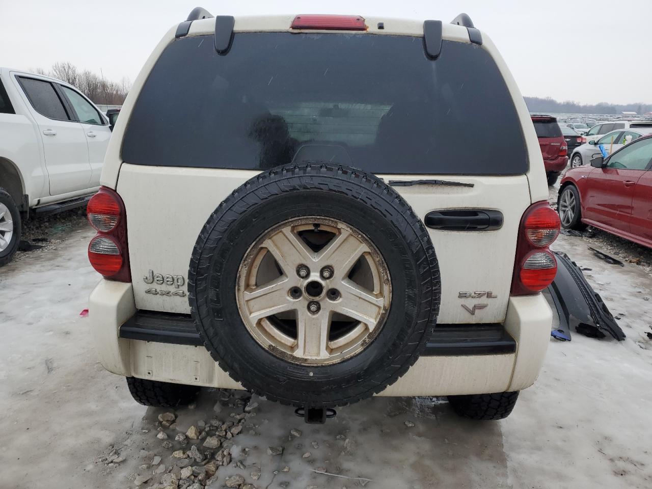 2007 Jeep Liberty (North America) VIN 1J4GL48K27W580694 Copart auction photo, side damage thumbnail 6