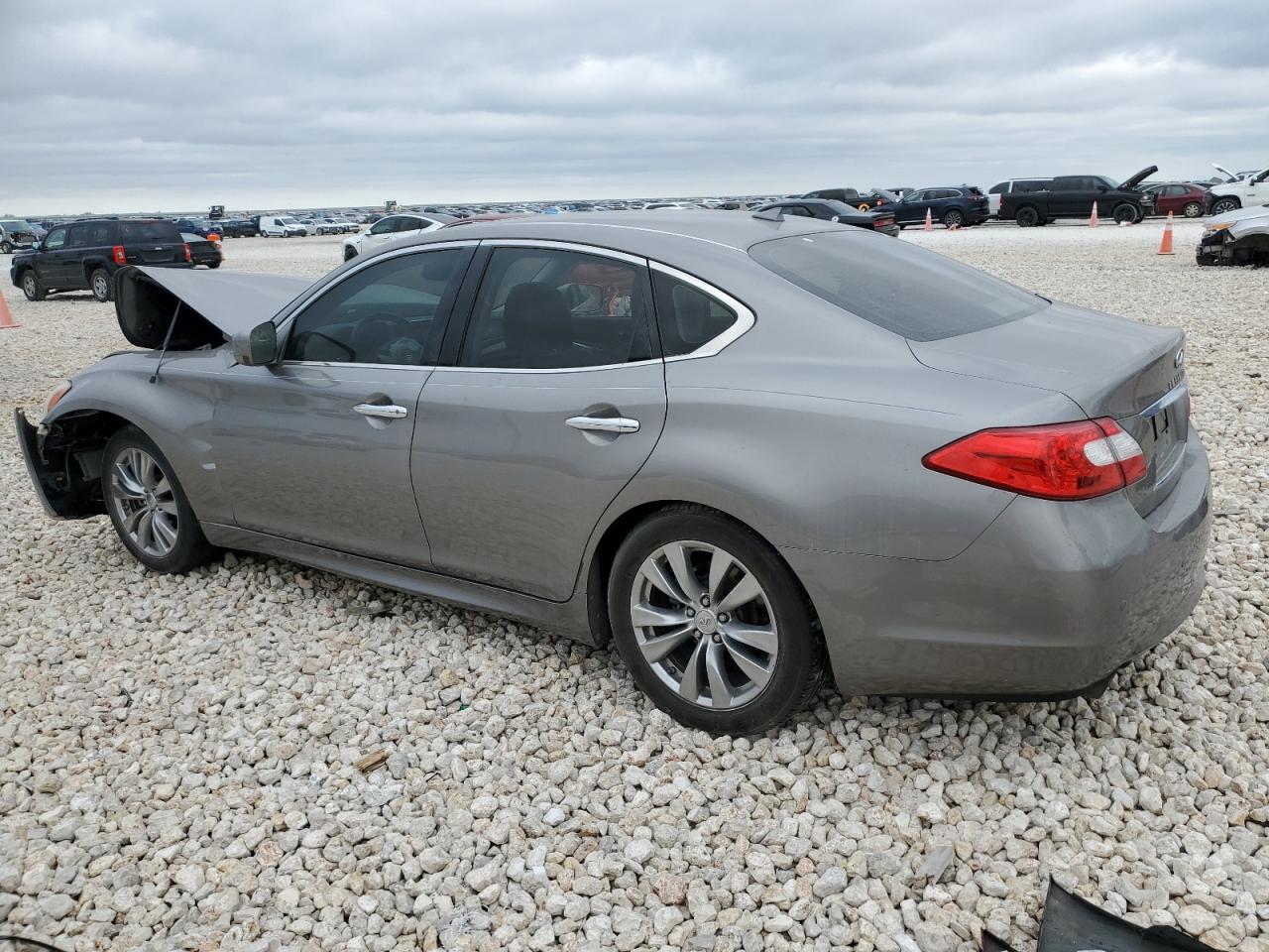 2013 Infiniti M VIN JN1BY1AP0DM512605 Copart auction photo, front end damage thumbnail 2