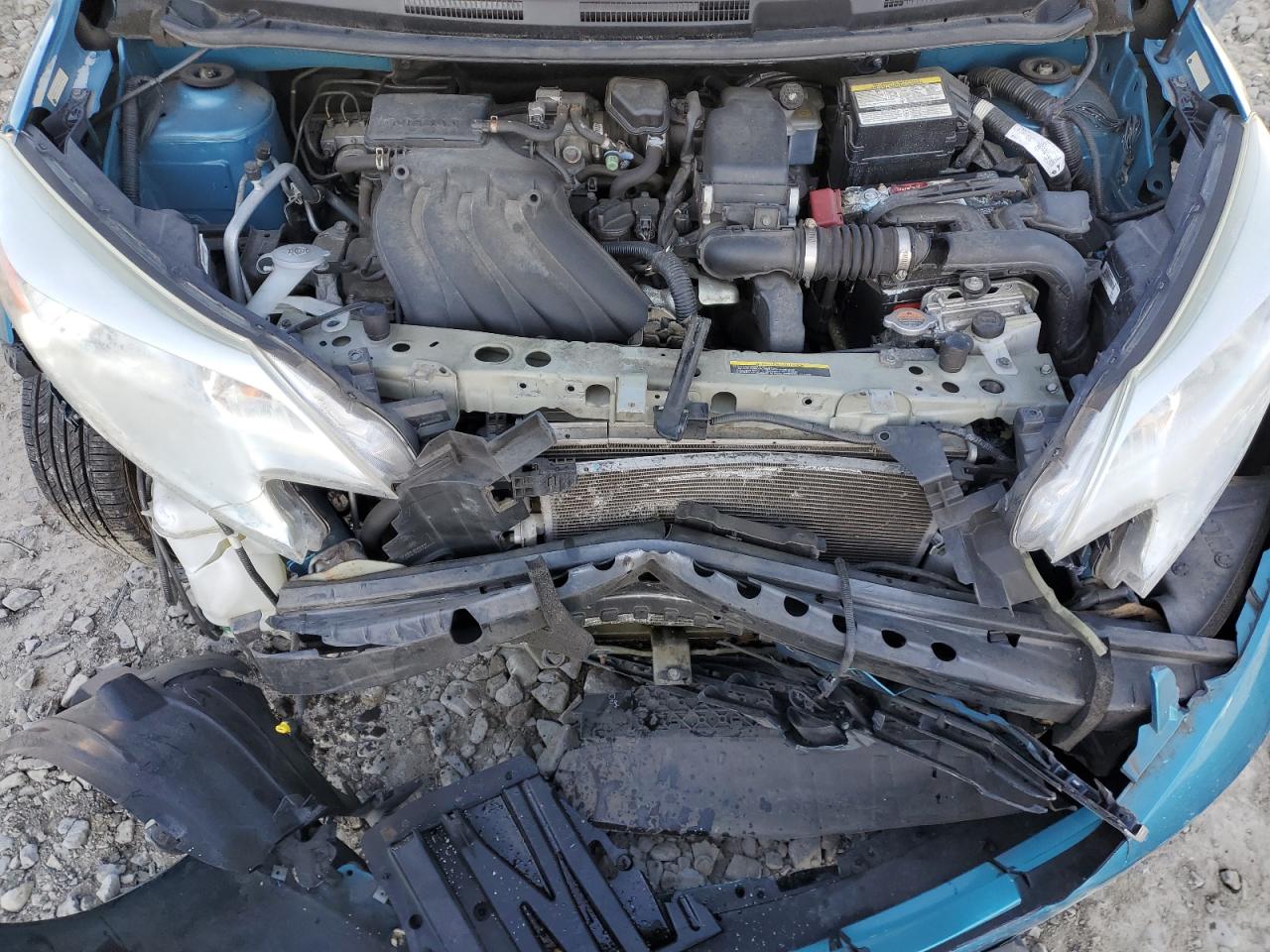 2014 Nissan Versa VIN 3N1CE2CP5EL363930 Copart auction photo, front end damage thumbnail 11