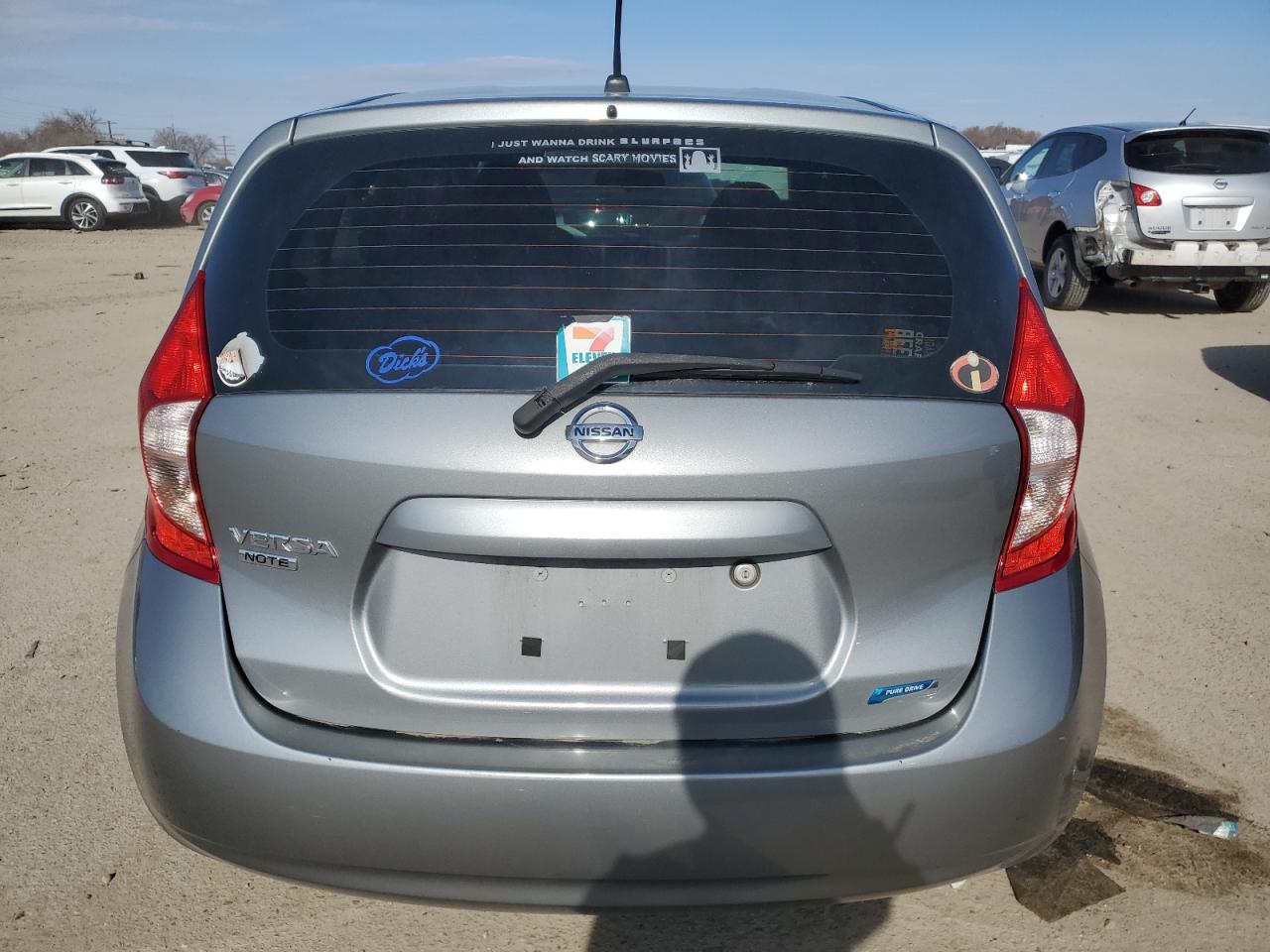 2015 Nissan Versa VIN 3N1CE2CP2FL423079 Copart auction photo, side damage thumbnail 6