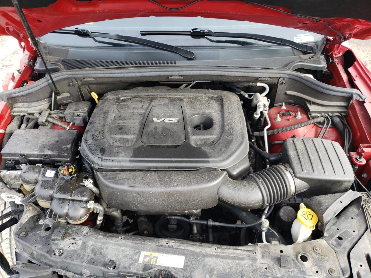 2017 Dodge Durango VIN 1C4RDJDG0HC833929 Copart auction photo, front end / side damage thumbnail 12