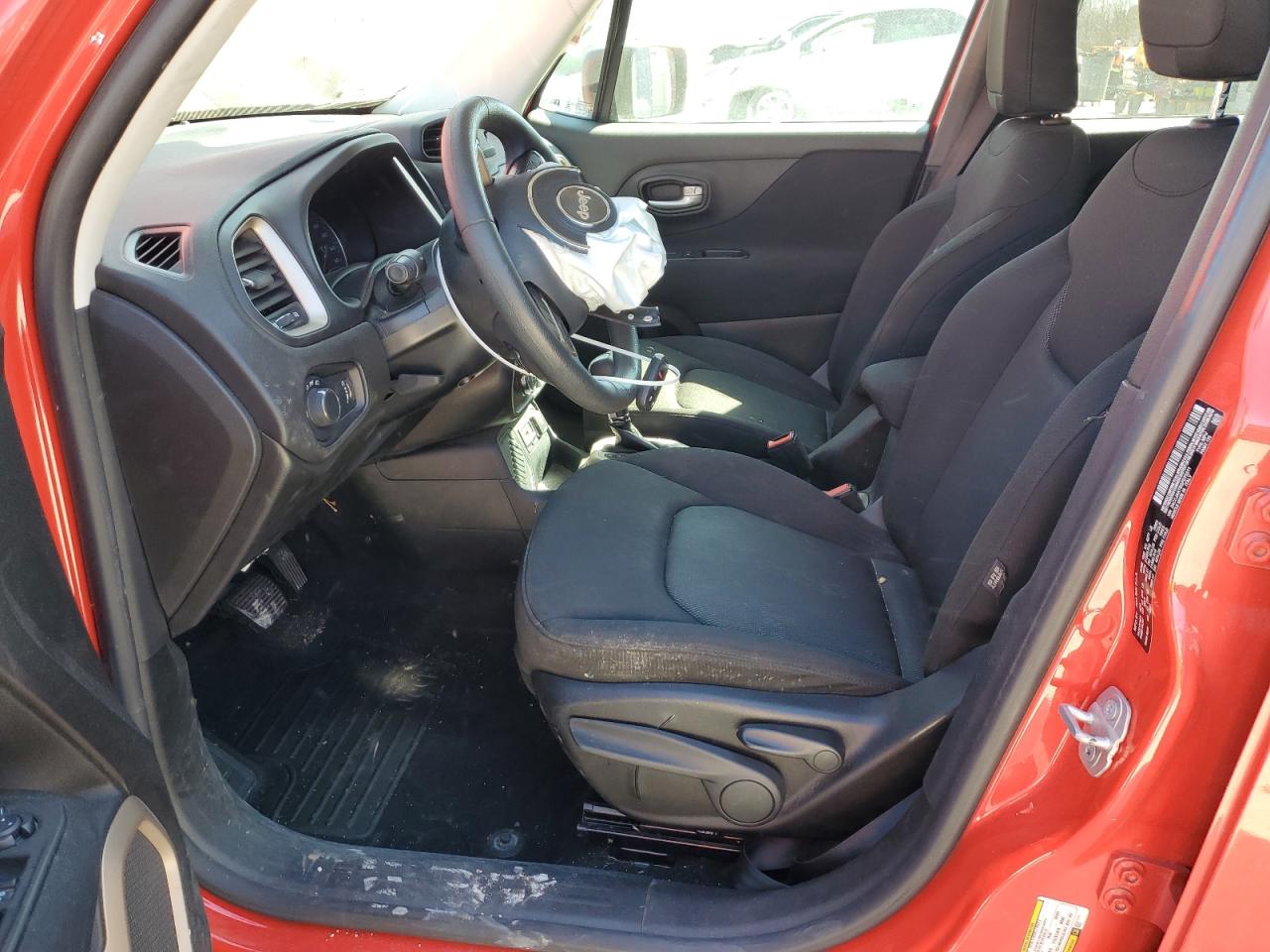 2016 Jeep Renegade VIN ZACCJAAT9GPD73311 Copart auction photo, front end damage thumbnail 7