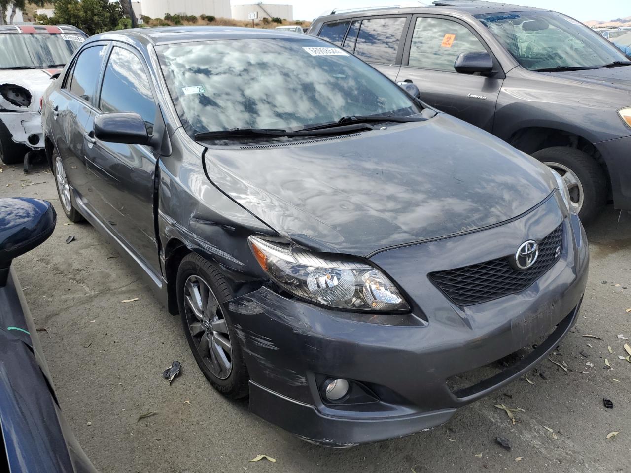 2009 Toyota Corolla VIN 1NXBU40E39Z077141 Copart auction photo, front end / rear end damage thumbnail 4