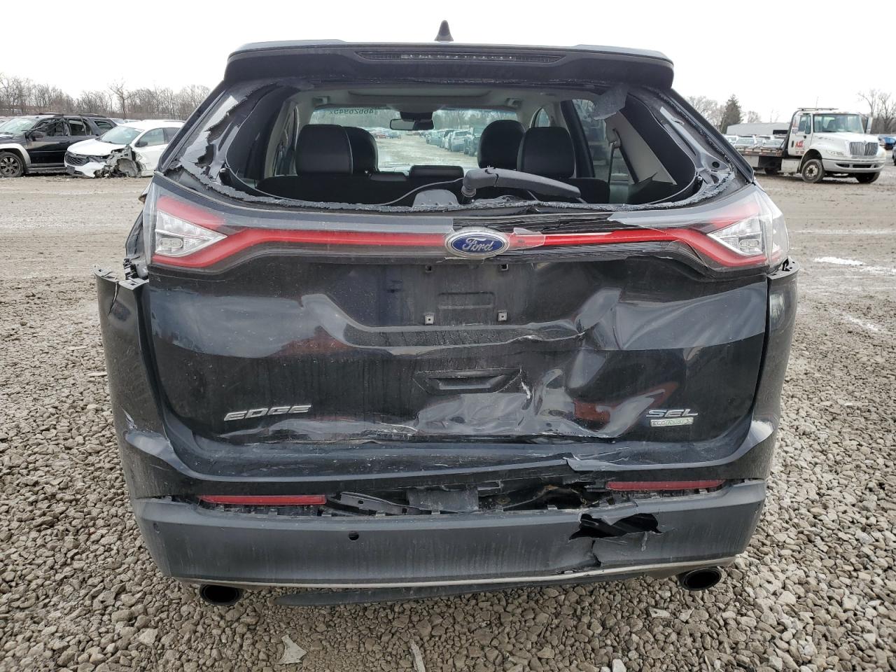 2016 Ford Edge VIN 2FMPK3J98GBB71719 Copart auction photo, rear end / minor dent/scratches damage thumbnail 6
