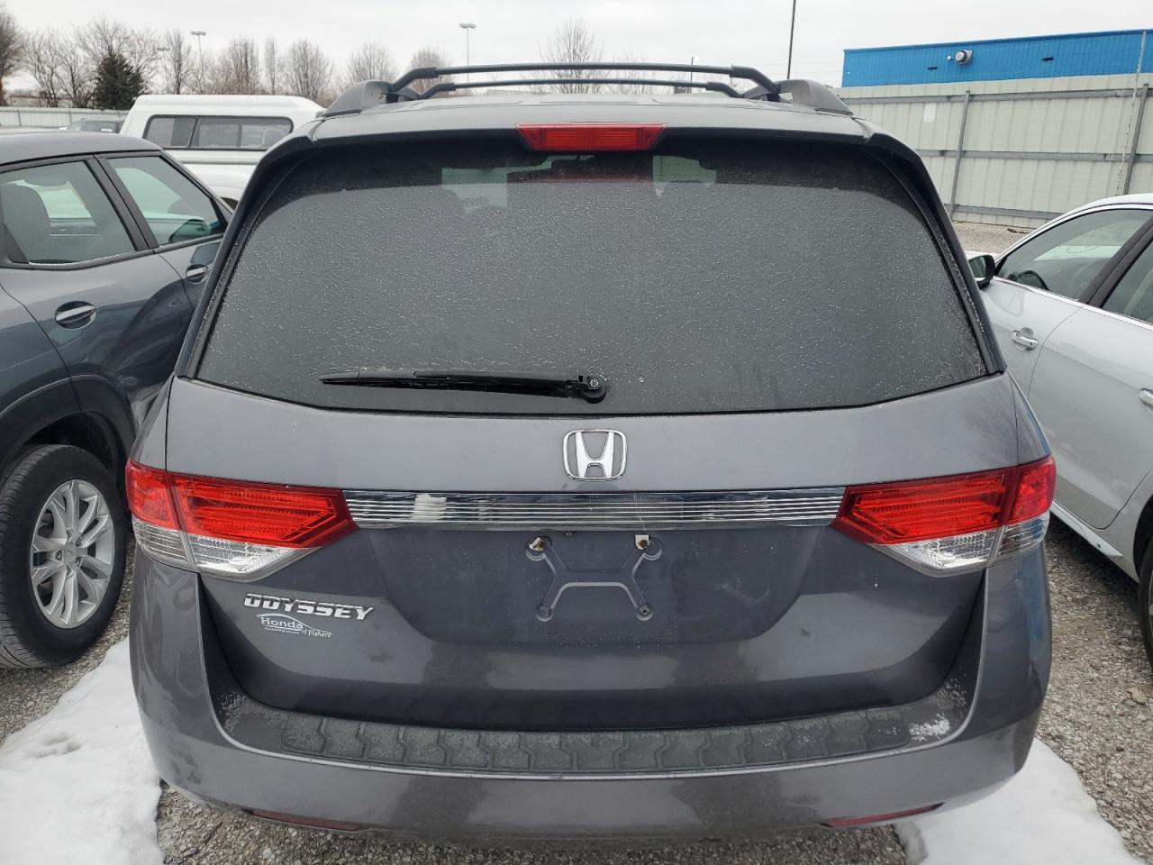 2014 Honda Odyssey VIN 5FNRL5H4XEB071430 Copart auction photo, front end / mechanical damage thumbnail 6