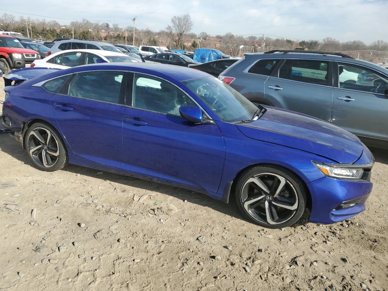 2020 Honda Accord VIN 1HGCV1F31LA069088 Copart auction photo, rear end damage thumbnail 4