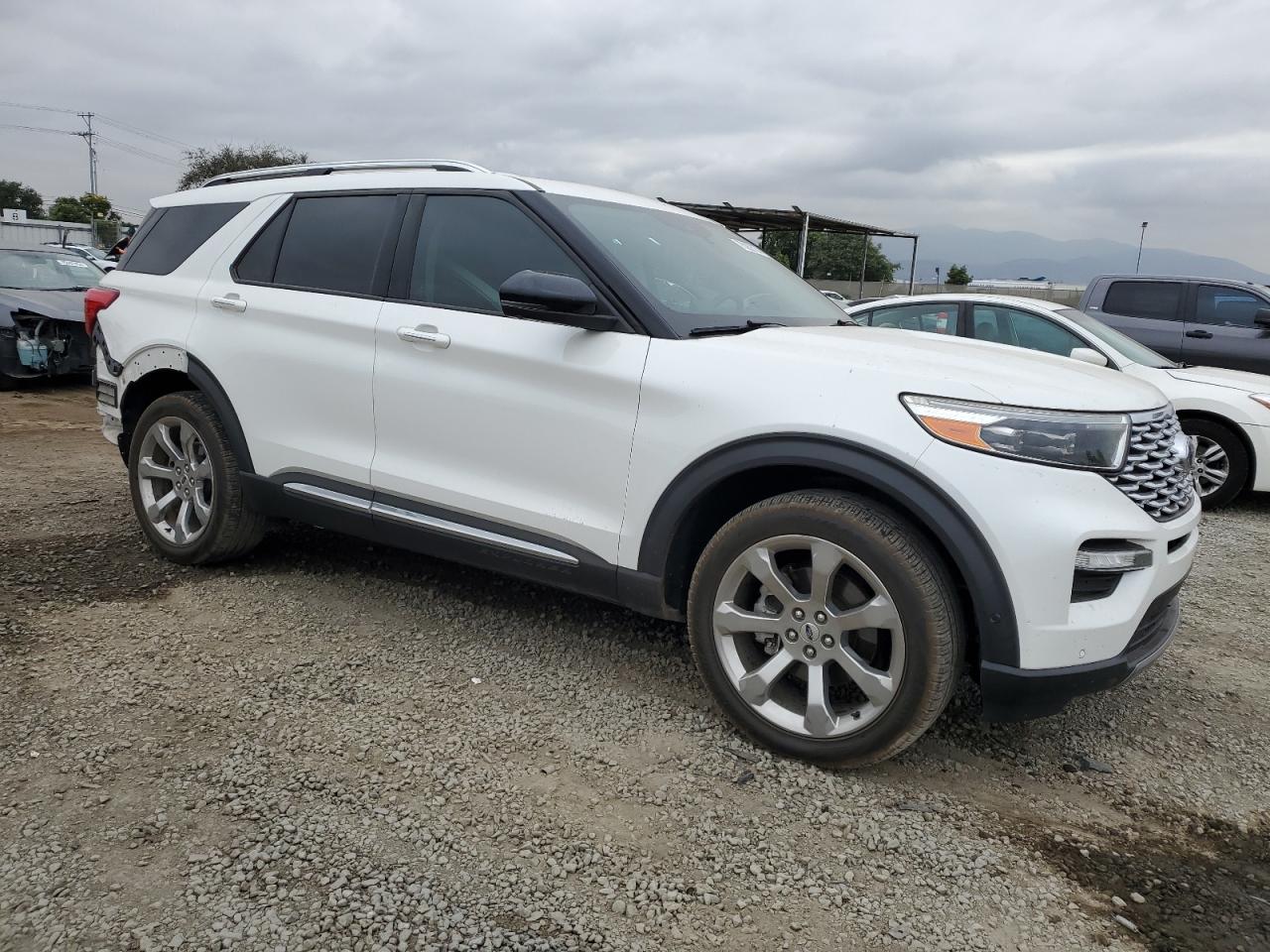 2020 Ford Explorer VIN 1FM5K8HC0LGB35984 Copart auction photo, rear end damage thumbnail 4