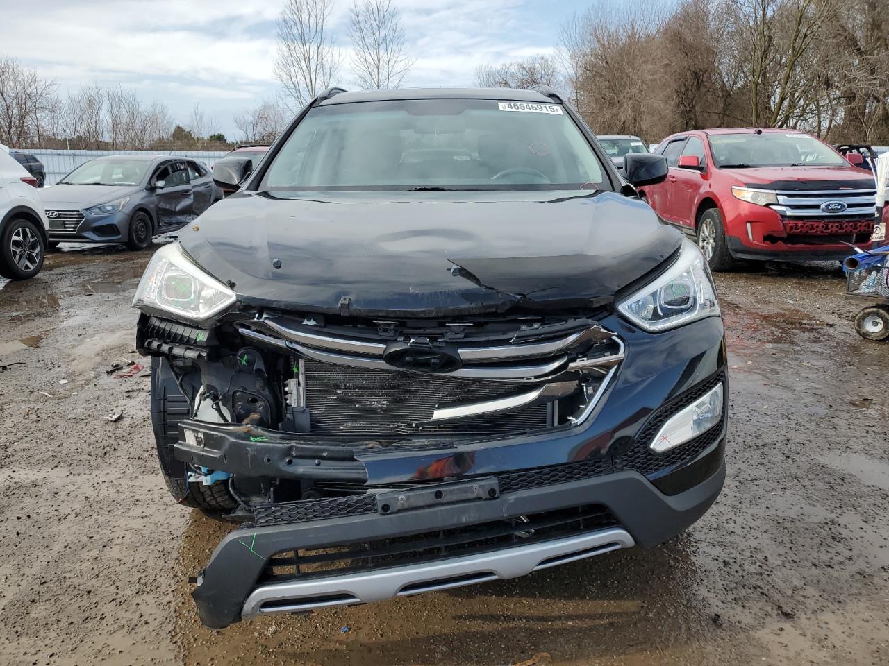 2016 Hyundai Santa Fe VIN 5XYZT3LB0GG312157 Copart auction photo, front end damage thumbnail 5
