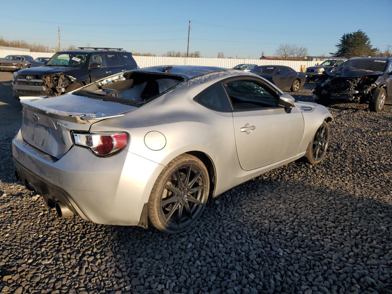 2013 Subaru BRZ VIN JF1ZCAC13D1612935 Copart auction photo, all over damage thumbnail 3