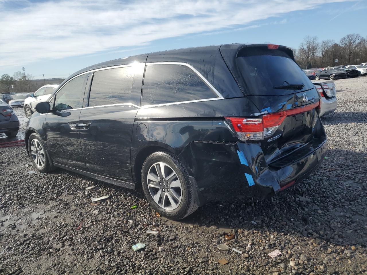 2014 Honda Odyssey VIN 5FNRL5H96EB037447 Copart auction photo, rear end damage thumbnail 2