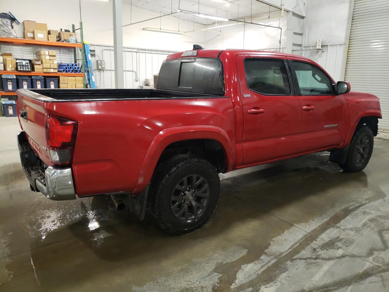 2022 Toyota Tacoma VIN 3TMCZ5AN4NM499402 Copart auction photo, front end / side damage thumbnail 3