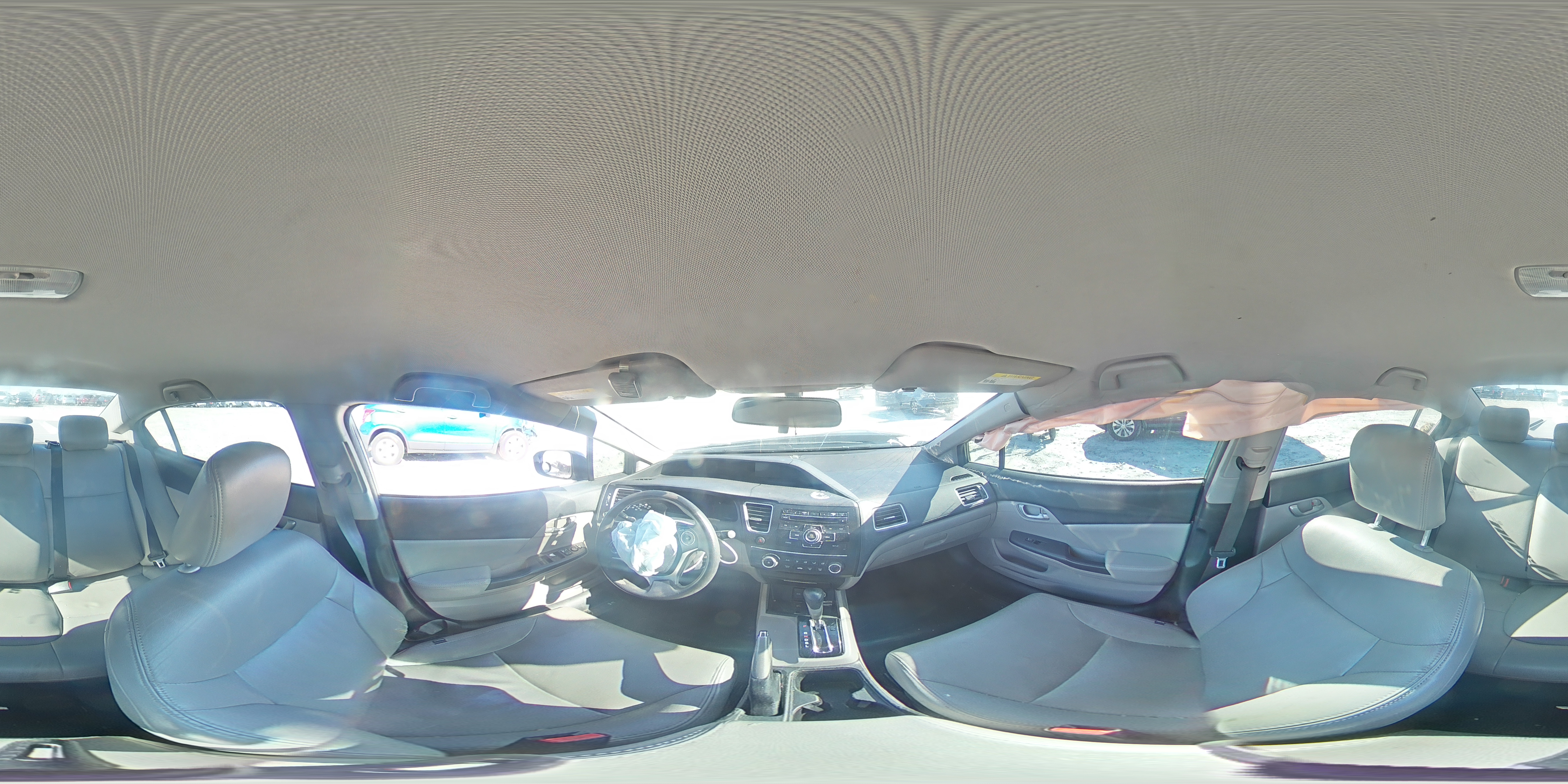 2014 Honda Civic VIN 19XFB2F55EE004885 Copart auction photo, front end / side damage thumbnail 13