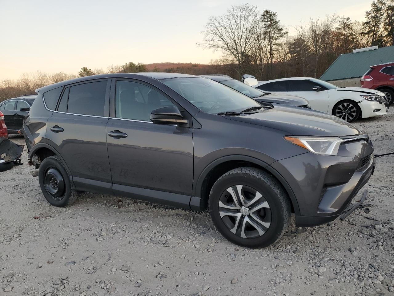 2017 Toyota RAV 4 VIN 2T3BFREV5HW693820 Copart auction photo, rear end / side damage thumbnail 4