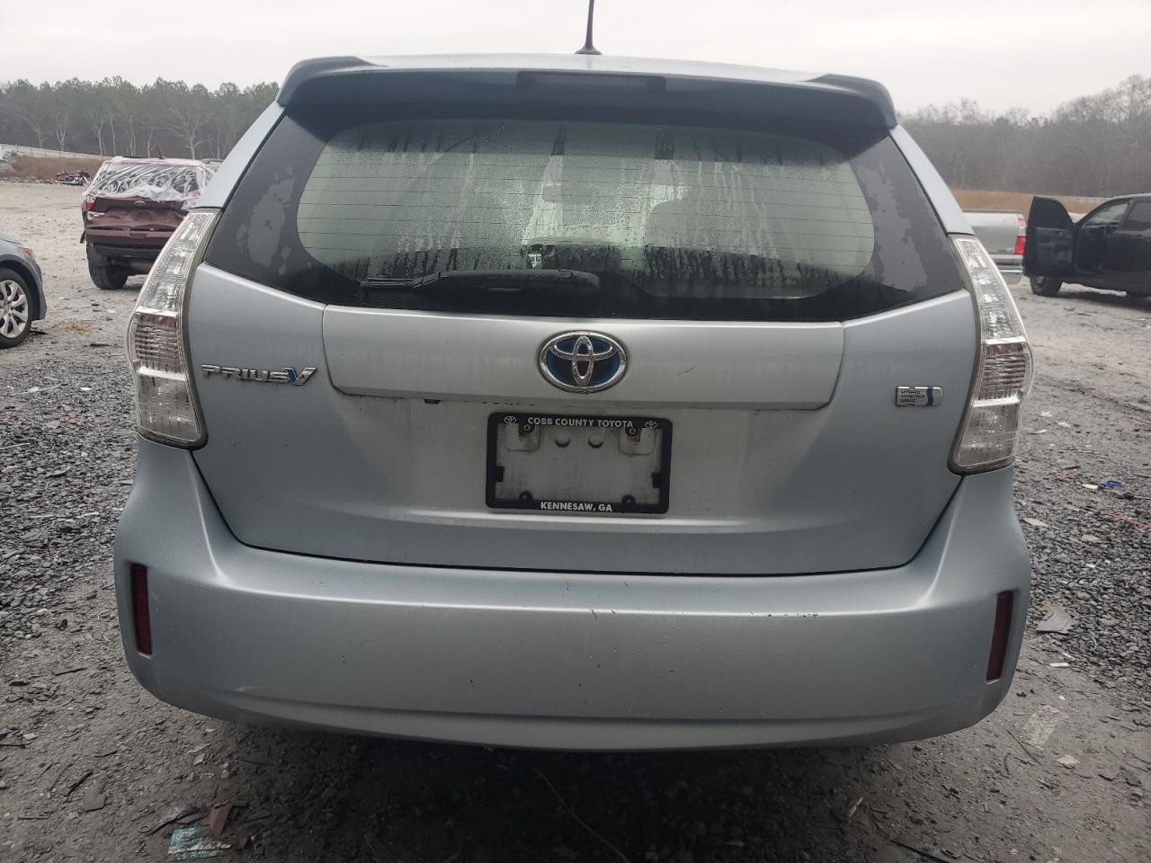 2014 Toyota Prius VIN JTDZN3EU3E3333742 Copart auction photo, minor dent/scratches damage thumbnail 6